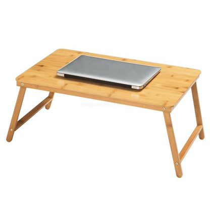 Nanzhu Folding Computer Table Bed Card Slot Laptop Table Simple Lazy Lift Computer Desk, Medium 54cm