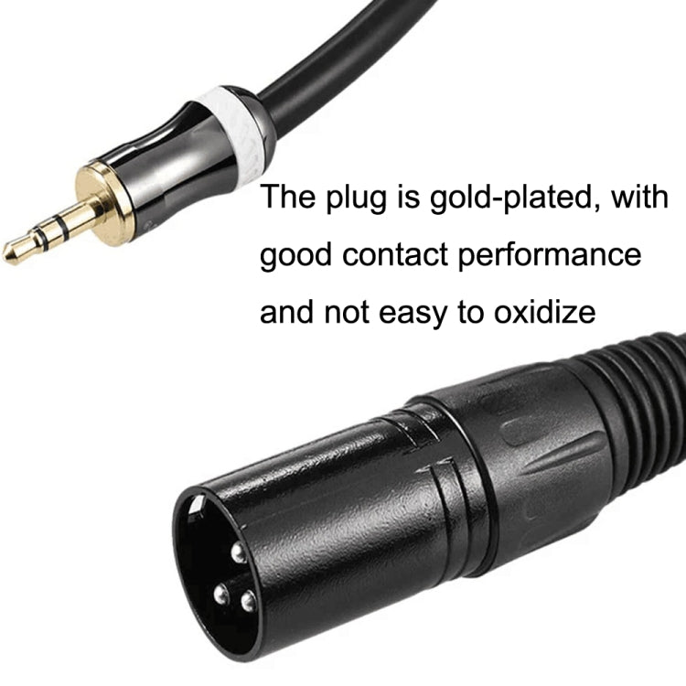 3.5mm To Caron Male Sound Card Microphone Audio Cable, 0.5m, 1m, 1.5m, 2m, 3m, 5m, 10m, 15m