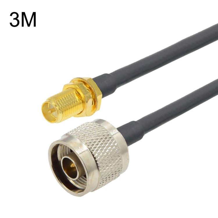 RP-SMA Female To N Male RG58 Coaxial Adapter Cable, RP-SMA Female To N Male 0.5m, RP-SMA Female To N Male 1m, RP-SMA Female To N Male 1.5m, RP-SMA Female To N Male 3m, RP-SMA Female To N Male 5m, RP-SMA Female To N Male 10m