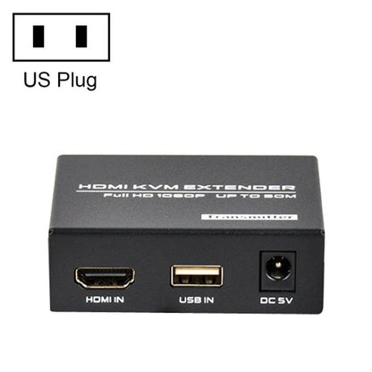 FJGEAR FJ-HKV50 HDMI+USB To KVM 1080P IP 50M Extender, FJ-HKV50 US Plug, FJ-HKV50 EU Plug