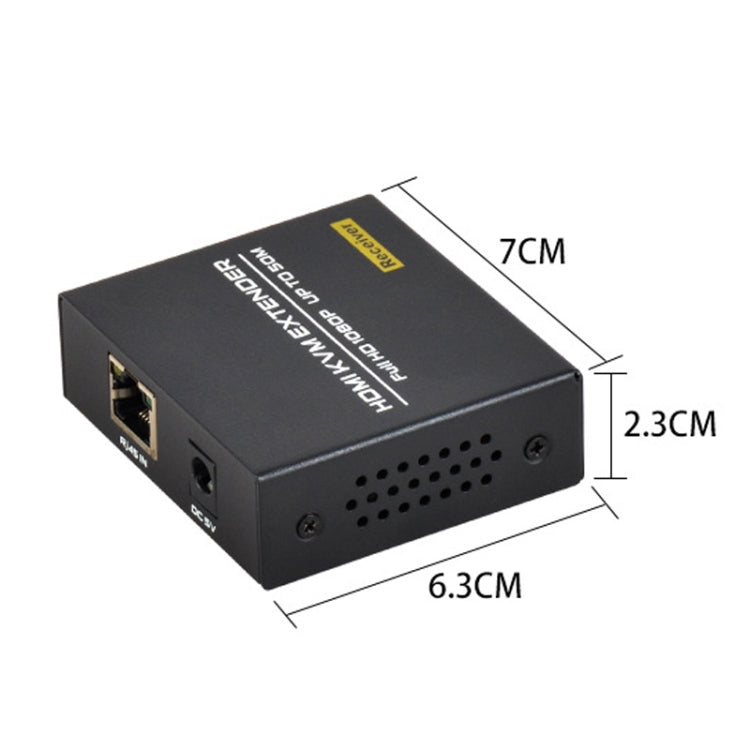 FJGEAR FJ-HKV50 HDMI+USB To KVM 1080P IP 50M Extender, FJ-HKV50 US Plug, FJ-HKV50 EU Plug