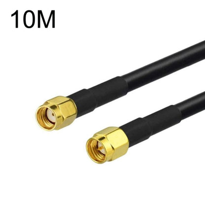 SMA Male To RP-SMA Male RG58 Coaxial Adapter Cable, SMA Male To RP-SMA Male 0.5m, SMA Male To RP-SMA Male 1m, SMA Male To RP-SMA Male 1.5m, SMA Male To RP-SMA Male 3m, SMA Male To RP-SMA Male 5m, SMA Male To RP-SMA Male 10m
