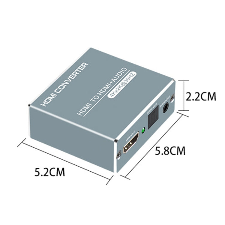 FJGEAR FJ-HDV01 HDMI HD 4K 30HZ Fiber Audio Separator, FJ-HDV01 EU Plug