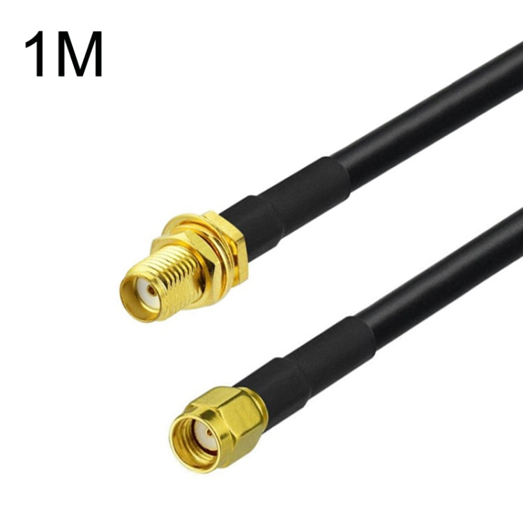 SMA Female To RP-SMA Male RG58 Coaxial Adapter Cable, SMA Female To RP-SMA Male 0.5m, SMA Female To RP-SMA Male 1m, SMA Female To RP-SMA Male 1.5m, SMA Female To RP-SMA Male 3m, SMA Female To RP-SMA Male 5m, SMA Female To RP-SMA Male 10m