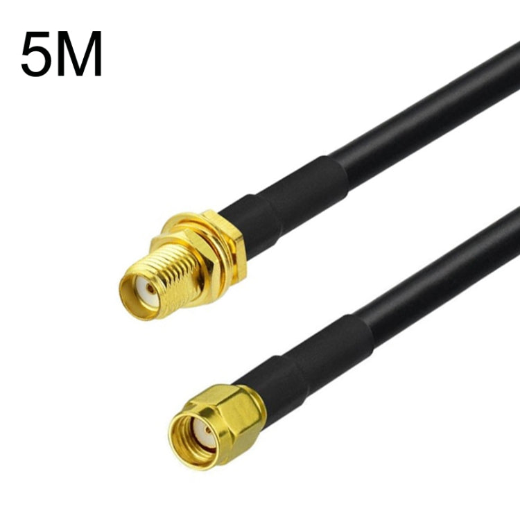 SMA Female To RP-SMA Male RG58 Coaxial Adapter Cable, SMA Female To RP-SMA Male 0.5m, SMA Female To RP-SMA Male 1m, SMA Female To RP-SMA Male 1.5m, SMA Female To RP-SMA Male 3m, SMA Female To RP-SMA Male 5m, SMA Female To RP-SMA Male 10m