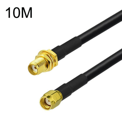 SMA Female To RP-SMA Male RG58 Coaxial Adapter Cable, SMA Female To RP-SMA Male 0.5m, SMA Female To RP-SMA Male 1m, SMA Female To RP-SMA Male 1.5m, SMA Female To RP-SMA Male 3m, SMA Female To RP-SMA Male 5m, SMA Female To RP-SMA Male 10m