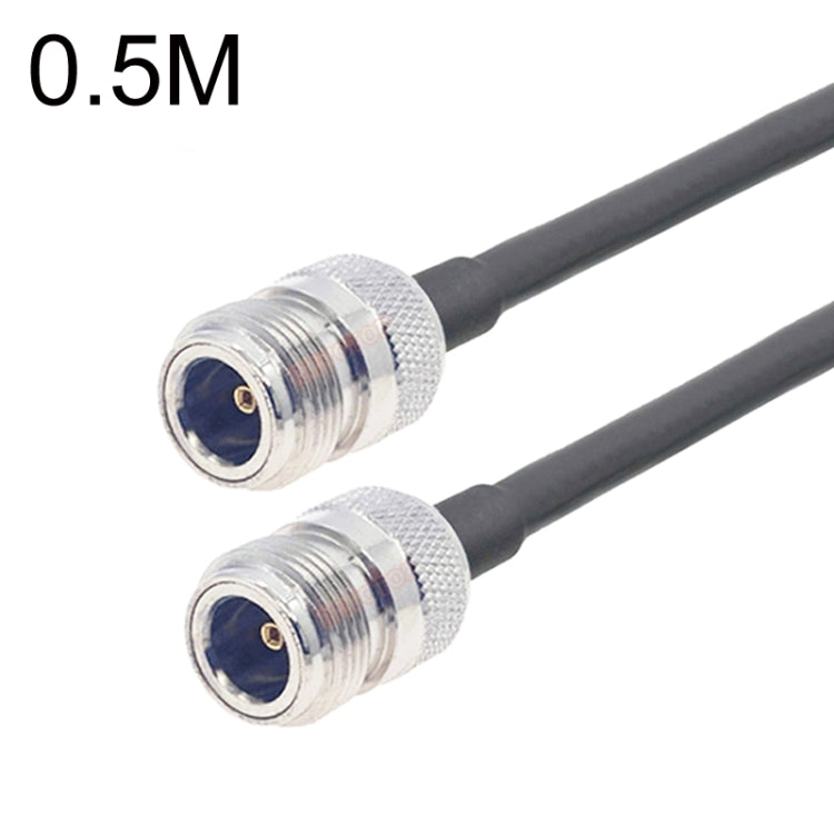 N Female To N Female RG58 Coaxial Adapter Cable, 0.5m, 1m, 1.5m, 3m, 5m, 10m