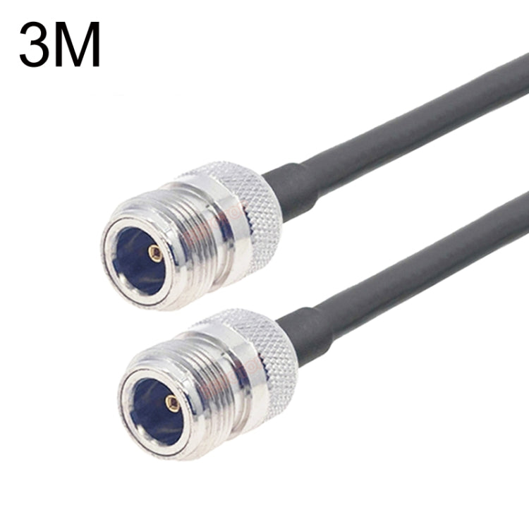 N Female To N Female RG58 Coaxial Adapter Cable, 0.5m, 1m, 1.5m, 3m, 5m, 10m