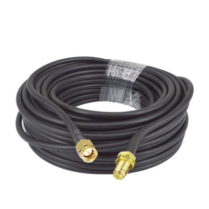 SMA Male To RP-SMA Female RG58 Coaxial Adapter Cable, SMA Male To RP-SMA Female 0.5m, SMA Male To RP-SMA Female 1m, SMA Male To RP-SMA Female 1.5m, SMA Male To RP-SMA Female 3m, SMA Male To RP-SMA Female 5m, SMA Male To RP-SMA Female 10m