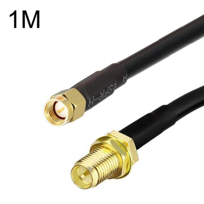 SMA Male To RP-SMA Female RG58 Coaxial Adapter Cable, SMA Male To RP-SMA Female 0.5m, SMA Male To RP-SMA Female 1m, SMA Male To RP-SMA Female 1.5m, SMA Male To RP-SMA Female 3m, SMA Male To RP-SMA Female 5m, SMA Male To RP-SMA Female 10m