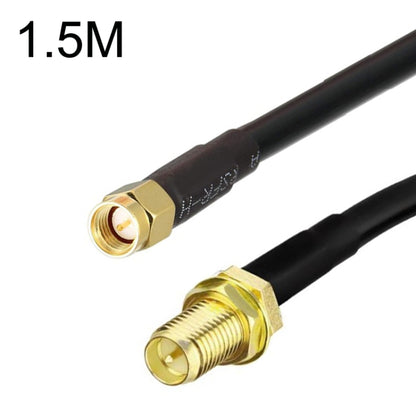 SMA Male To RP-SMA Female RG58 Coaxial Adapter Cable, SMA Male To RP-SMA Female 0.5m, SMA Male To RP-SMA Female 1m, SMA Male To RP-SMA Female 1.5m, SMA Male To RP-SMA Female 3m, SMA Male To RP-SMA Female 5m, SMA Male To RP-SMA Female 10m