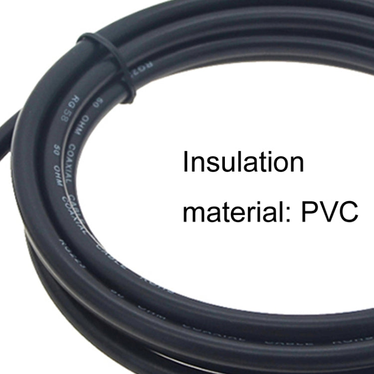 SMA Male To F TV Male RG58 Coaxial Adapter Cable, 0.5m, 1m, 1.5m, 3m, 5m, 10m