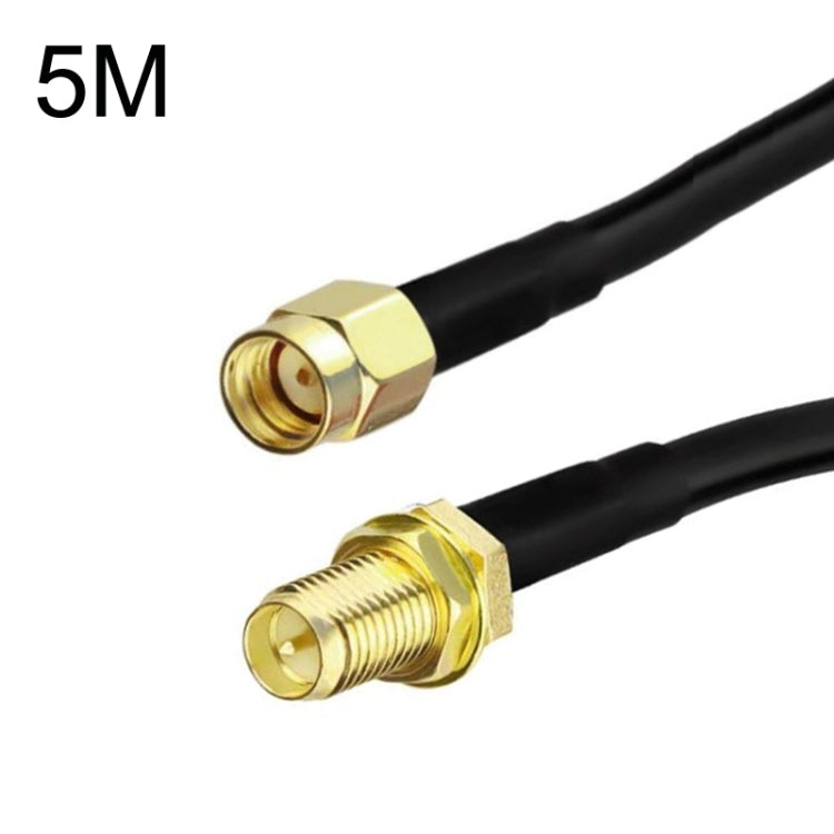 RP-SMA Male To RP-SMA Female RG58 Coaxial Adapter Cable, RP-SMA Male To RP-SMA Female 0.5m, RP-SMA Male To RP-SMA Female 1m, RP-SMA Male To RP-SMA Female 1.5m, RP-SMA Male To RP-SMA Female 3m, RP-SMA Male To RP-SMA Female 5m...