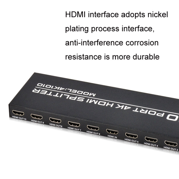 FJGEAR FJ-SM1010 30HZ HDMI 4K HD Audio And Video Splitter, FJ-SM1010 US Plug, FJ-SM1010 EU Plug