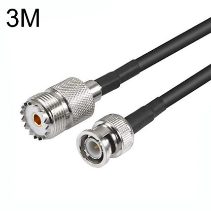 BNC Male To UHF Female RG58 Coaxial Adapter Cable, 0.5m, 1m, 1.5m, 3m, 5m, 10m