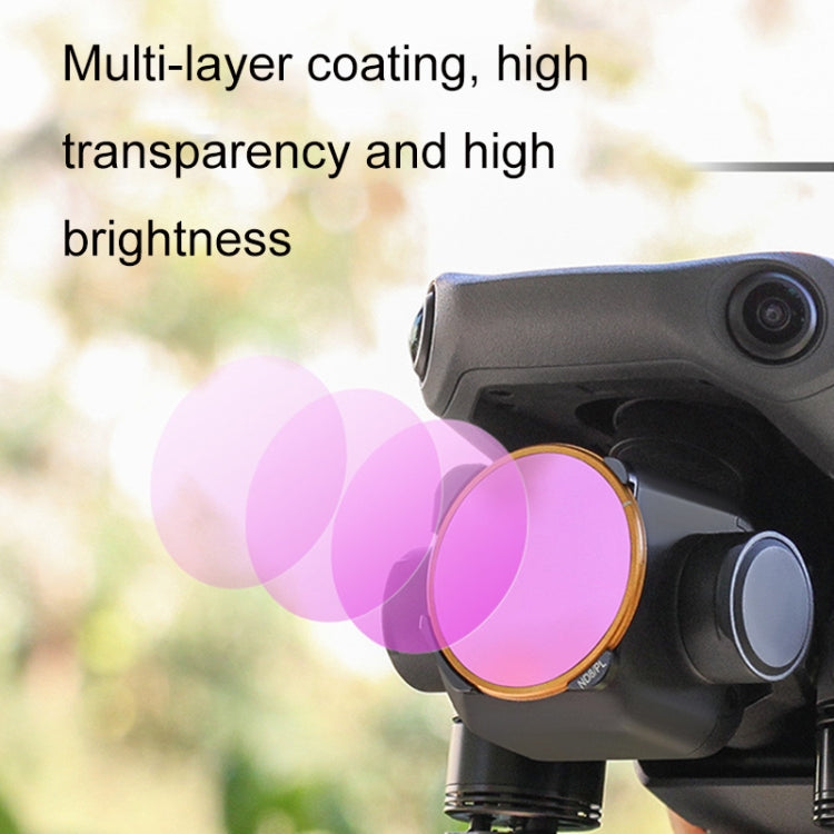 Sunnylife M3-FI330 For Mavic 3 Filter, CPL+ND8+ND16, ND4 / PL+ND8 / PL+ND16 / PL+ND32 / PL, MCUV+CPL+ND4+ND8+ND16+ND32