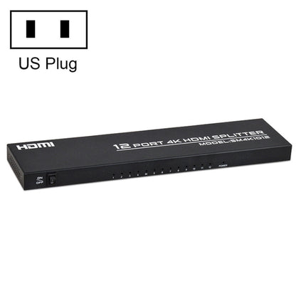 FJGEAR FJ-SM1012 1 In 12 Out 30HZ HDMI 4K HD Audio And Video Splitter, FJ-SM1012 US Plug, FJ-SM1012 EU Plug