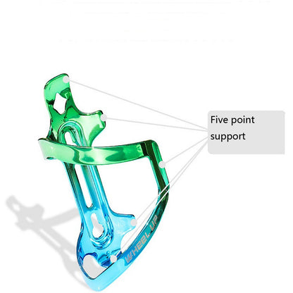 WHEEL UP Colorful Bicycle Bottle Cage Two-Color Aluminum Alloy Bottle Cage Riding Equipment