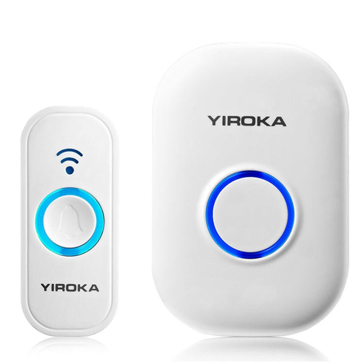 Yiroka Wireless Doorbell Smart Doorbell Digital Doorbell for the Elderly, EU Plug