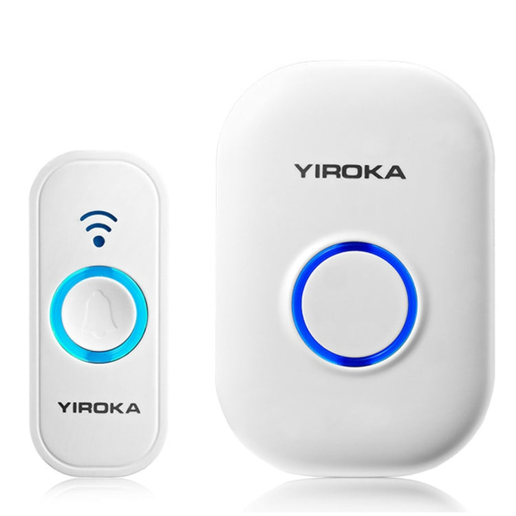 Yiroka Wireless Doorbell Smart Doorbell Digital Doorbell for the Elderly, EU Plug