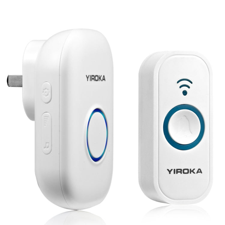 Yiroka Wireless Doorbell Smart Doorbell Digital Doorbell for the Elderly, EU Plug