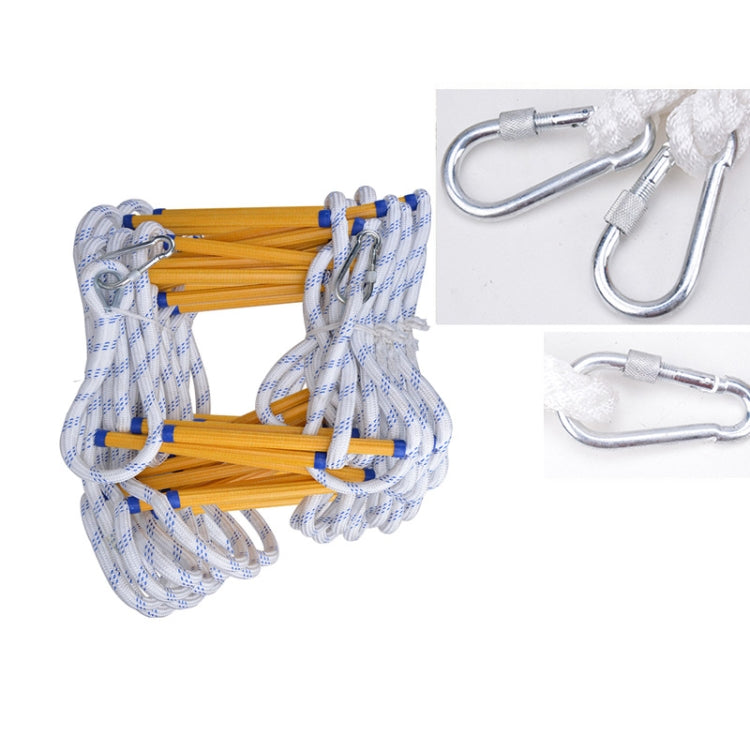 Resin Anti-skid Firefighting Rope Ladder Aerial Work Soft Ladder Rescue Ladder, 20m, 30m