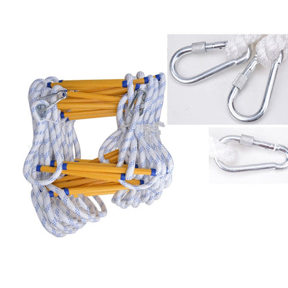 Resin Anti-skid Firefighting Rope Ladder Aerial Work Soft Ladder Rescue Ladder, 20m, 30m