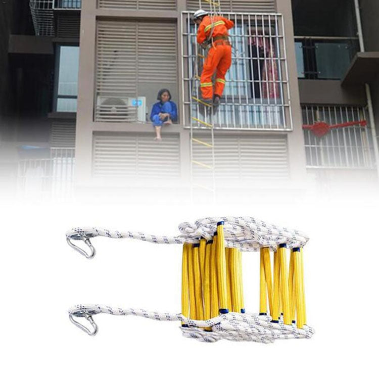 Resin Anti-skid Firefighting Rope Ladder Aerial Work Soft Ladder Rescue Ladder, 20m, 30m