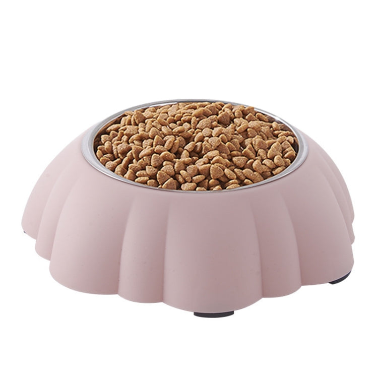 Stainless Steel Plastic Pumpkin Creative Pet Food Bowl