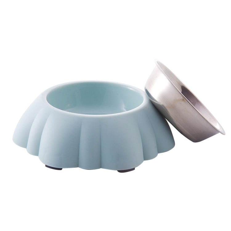 Stainless Steel Plastic Pumpkin Creative Pet Food Bowl
