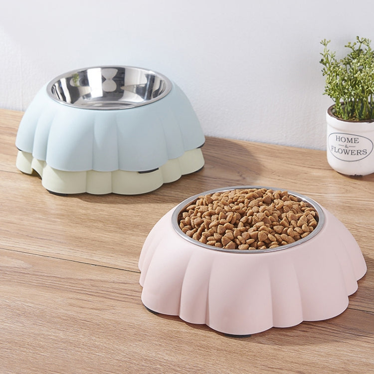 Stainless Steel Plastic Pumpkin Creative Pet Food Bowl