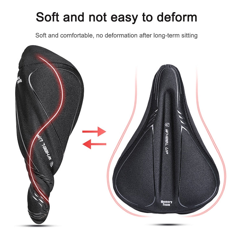 WHEEL UP Mountain Bike Cushion Cover Thicken and Comfortable Soft Bike Widen Sponge Cushion Cover for Four Seasons, LF32005M-L, LF32005M-S