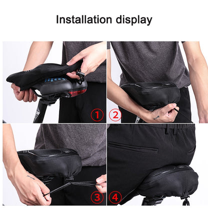 WHEEL UP Mountain Bike Cushion Cover Thicken and Comfortable Soft Bike Widen Sponge Cushion Cover for Four Seasons, LF32005M-L, LF32005M-S