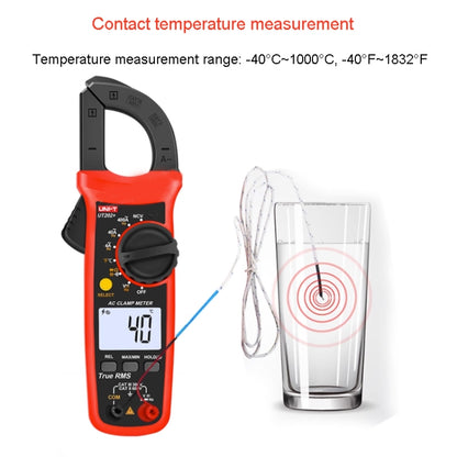 Digital Clamp Multimeter AC/DC Voltage Detector, UT202+ 400A