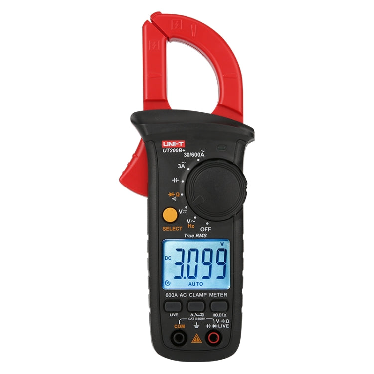Digital Clamp Multimeter AC/DC Voltage Detector Frequency Resistance Tester, UT200B+ 600A, UT200A+ 400A