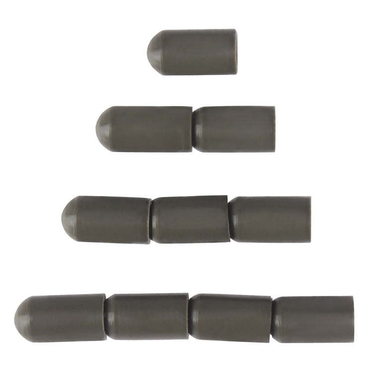 10PCS Gray Silicone Drum Stick Cover, 1.7×0.59×0.87cm