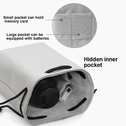Baona Camera Bag Lens Drawstring Pouch, Small, Medium, Large