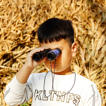 4X30 Binocular Telescope Bird Watching Telescope Gifts for Children, 4X30 Space, 4X30 Cartoon Pink