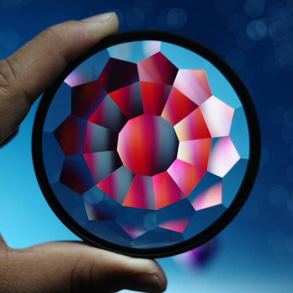 Kaleidoscope Prism Foreground Blur Camera Glass Filter Lens, 49mm, 52mm, 55mm, 58mm, 62mm, 67mm, 72mm, 82mm