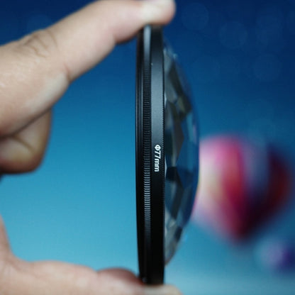 Kaleidoscope Prism Foreground Blur Camera Glass Filter Lens, 49mm, 52mm, 55mm, 58mm, 62mm, 67mm, 72mm, 82mm