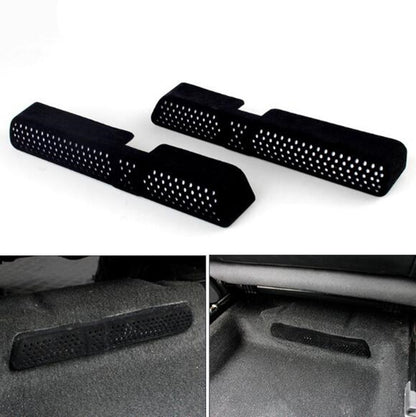 2 PCS Car Air Exhaust Cover Seat  Air Outlet Protection Cover for Skoda, Upgraded pair, Flocked pair