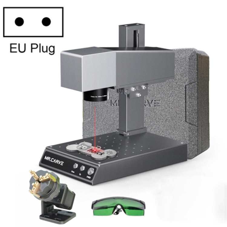 DAJA M1 Pro 2W Metal Nameplate High Precision Characters Laser Carving Machine, M1 Pro Industrial Software US Plug, M1 Pro Rotating Shaft EU Plug, M1 Pro Rotating Shaft US Plug, M1 Pro Rotating Shaft+Ring Fixture EU Plug, M1 Pro Ring Fixture EU Plug   ...