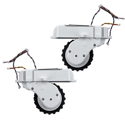 2 PCS Sweep And Mop Machine Walking Wheel For Mijia STYJ02YM / MVVC01-JG, Walking Wheel (White)
