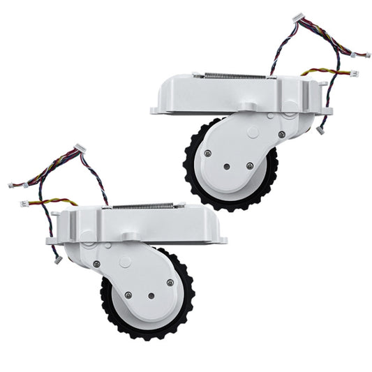 2 PCS Sweep And Mop Machine Walking Wheel For Mijia STYJ02YM / MVVC01-JG, Walking Wheel (White)
