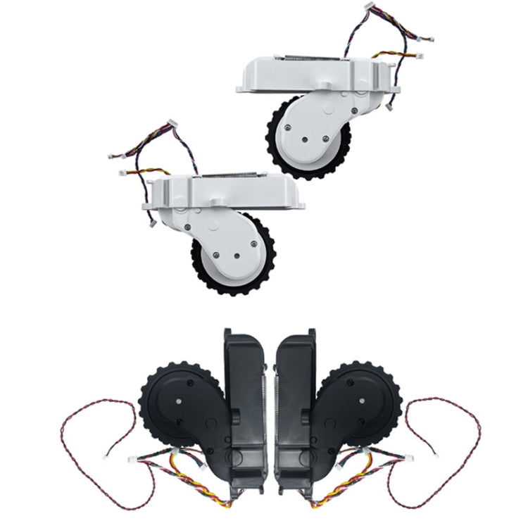2 PCS Sweep And Mop Machine Walking Wheel For Mijia STYJ02YM / MVVC01-JG, Walking Wheel (White)