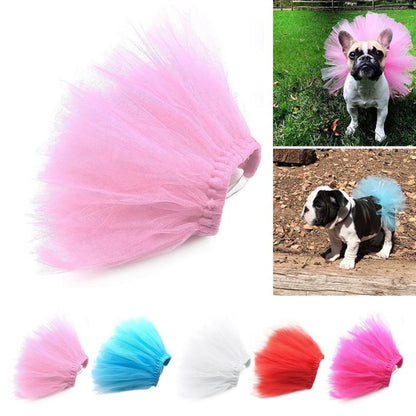 Summer Pet Dress Up Half-length Mesh Skirt, S, M, L