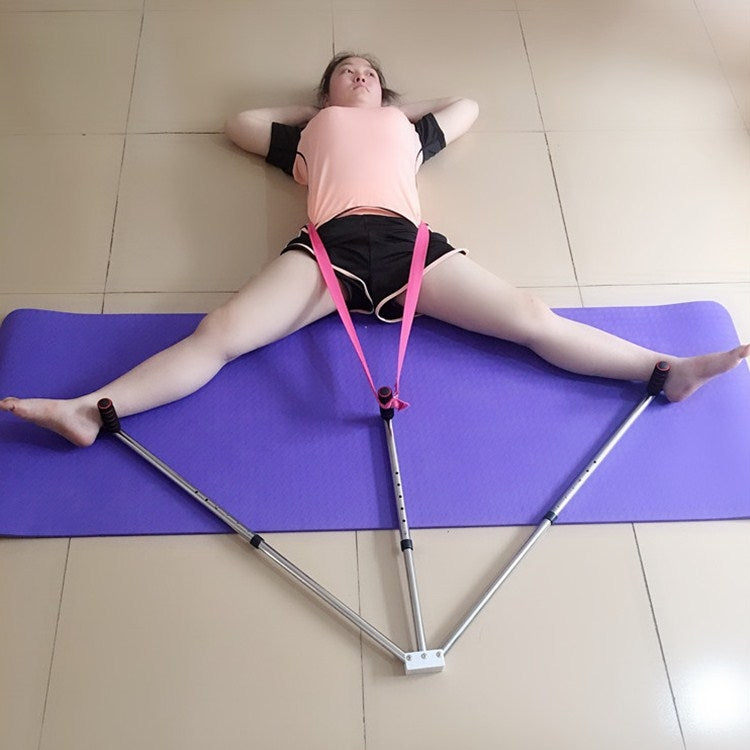 Stainless Steel One Word Horse Training Device Ligament Stretcher Yoga Dance Stretcher, 6 Hole Adjustment Edition, 9 Hole Adjustment Edition