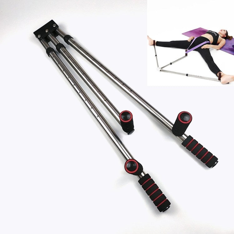 Stainless Steel One Word Horse Training Device Ligament Stretcher Yoga Dance Stretcher, 6 Hole Adjustment Edition, 9 Hole Adjustment Edition