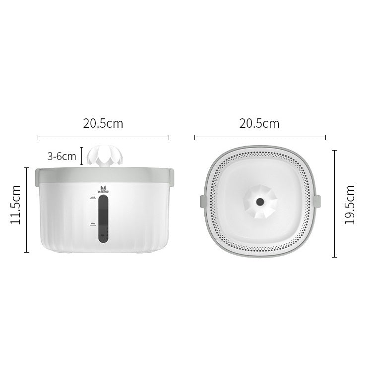 Smart Pet Water Dispenser With Silent Automatic Circulation Pet Water Dispenser, US Plug, EU Plug