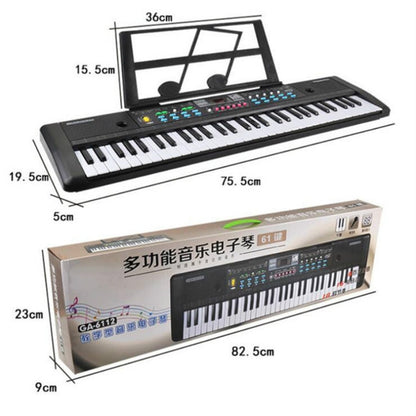 Large 61 Key Childrens Keyboard Musical Instrument Toy, 61 Key Musical Instrument